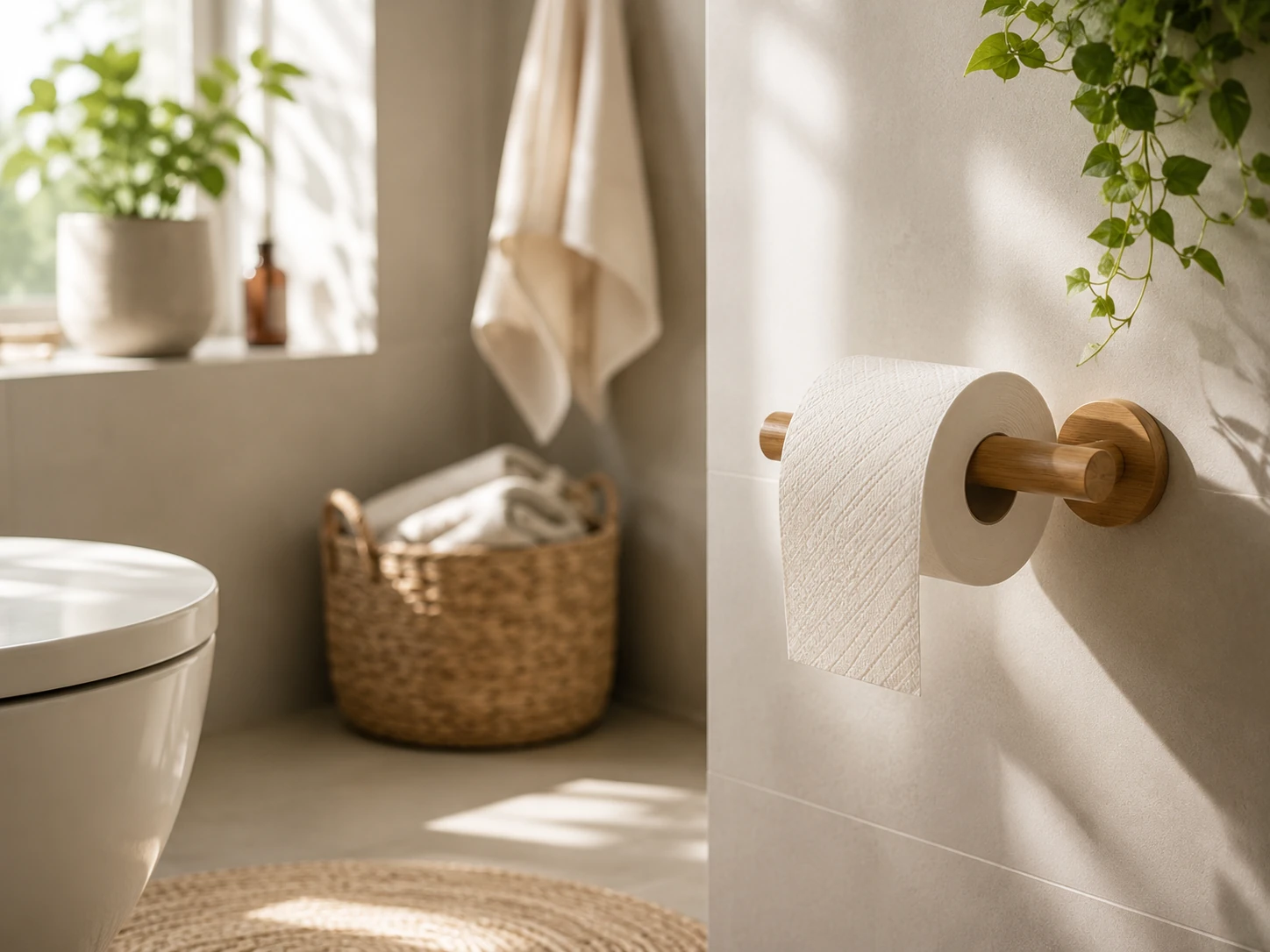 Duurzaam wc papier en traditioneel toiletpapier